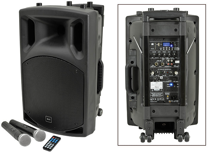 QTX QX12PA Portable PA System with Bluetooth