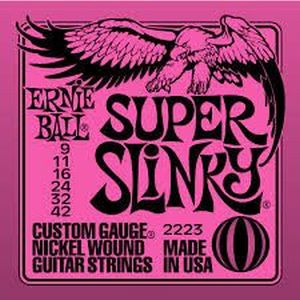 Ernie Ball Super Slinky Electric Guitar Strings - 9-42