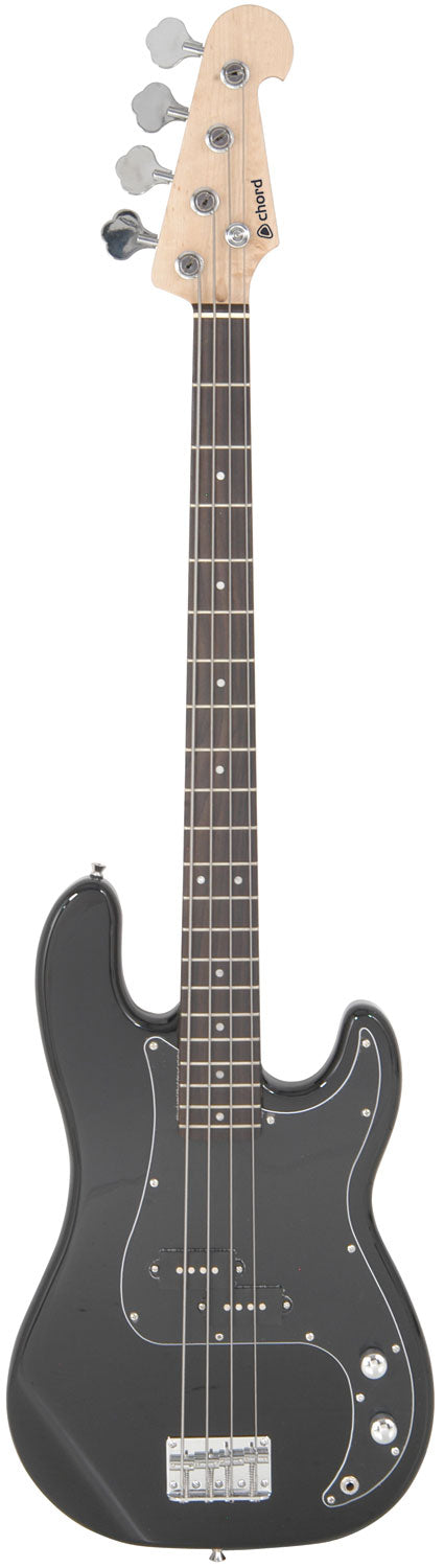 Chord CAB41 Bass Guitar, Black