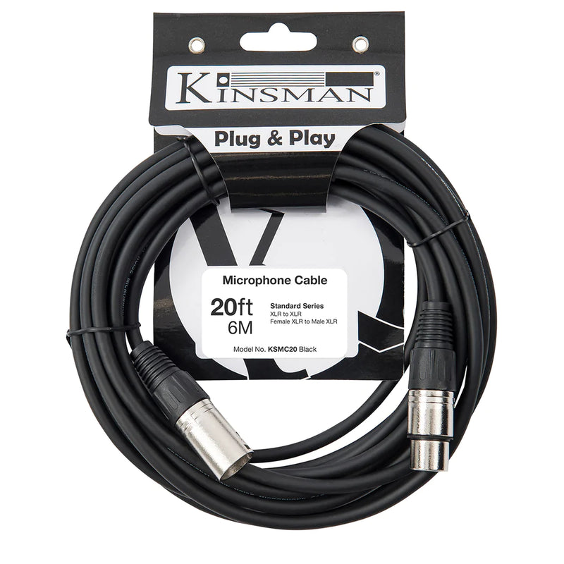 Kinsman 20ft Balanced Microphone Cable XLR/XLR