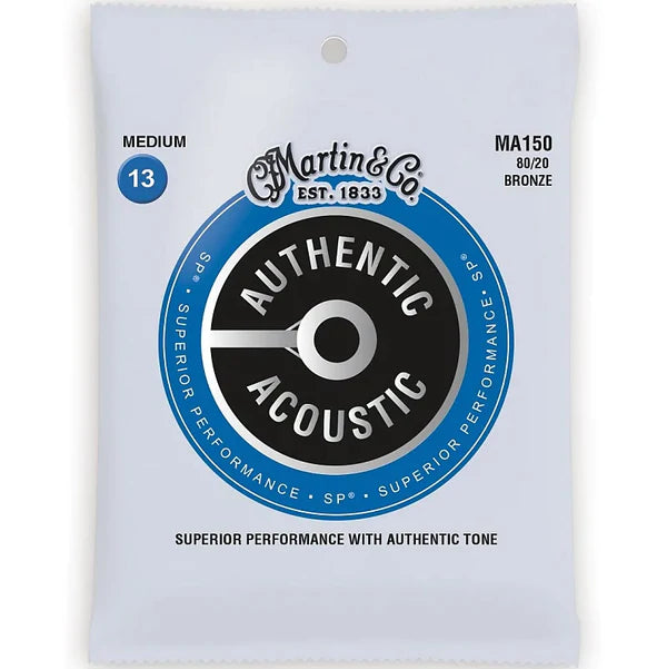 Martin 80/20 Authentic Acoustic Bronze String Set - Medium13-56