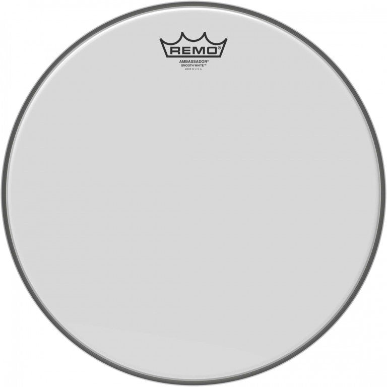Remo 14" Ambassador Smooth White Marching Top Head