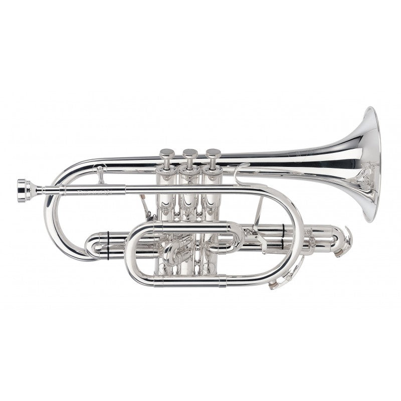Besson BE928GT Sovereign Cornet - Silver Plate