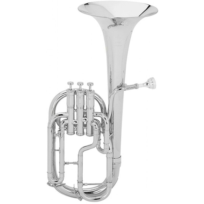 Besson BE950 Sovereign Tenor Horn - Silver Plate