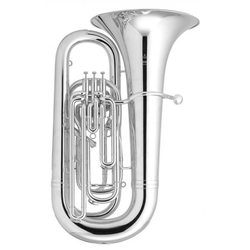 Besson BE994 Sovereign BBb Tuba - Silver Plate
