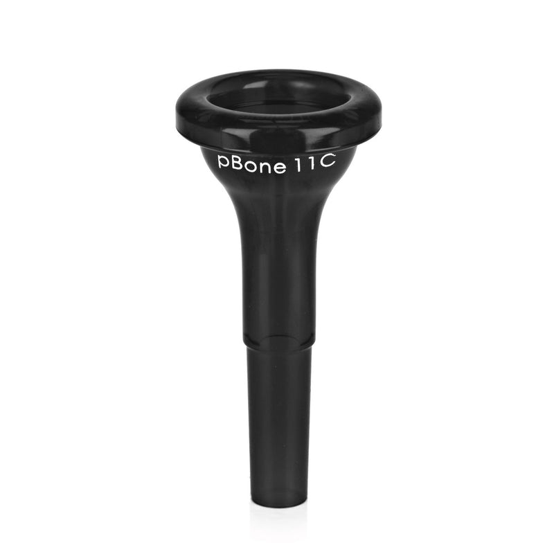 pBone Plastic Mouthpiece 11C (Small Bore) (Black)