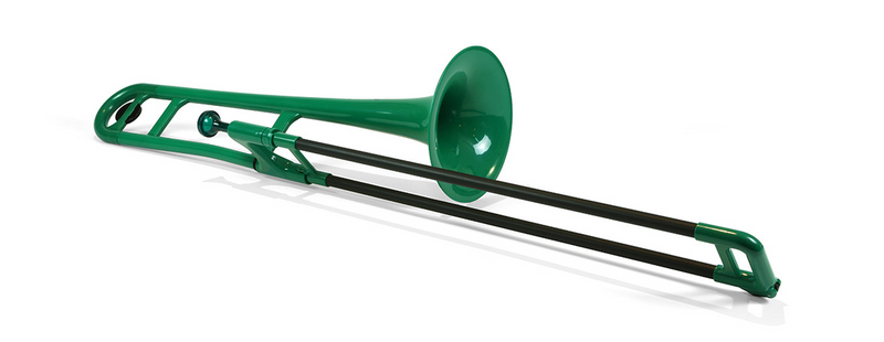 pBone Plastic Tenor Trombone - Green