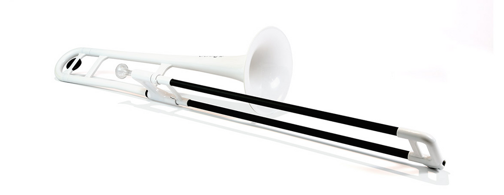 pBone Plastic Tenor Trombone White