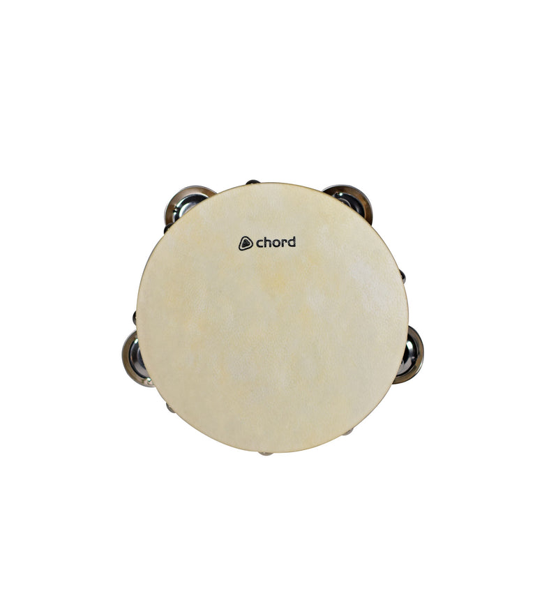 Chord wood shell tambourine
