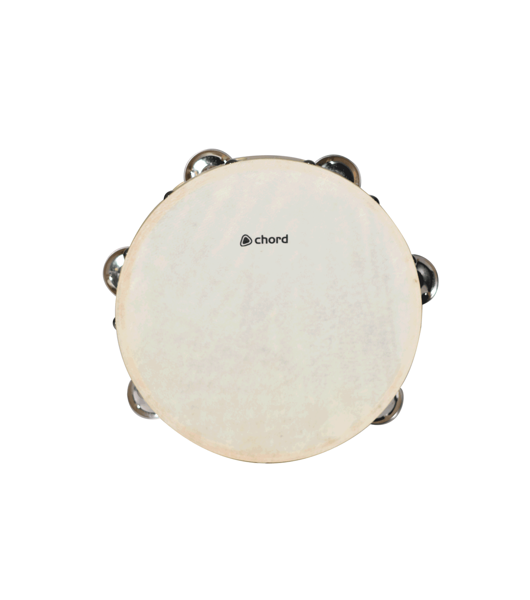 Chord wood shell tambourine