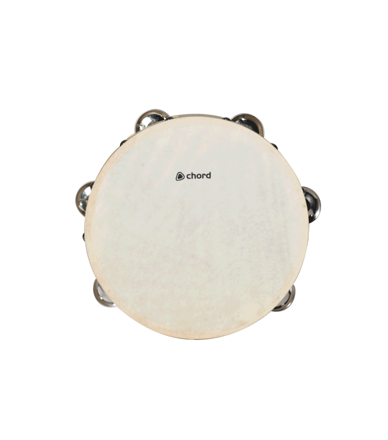 Chord wood shell tambourine