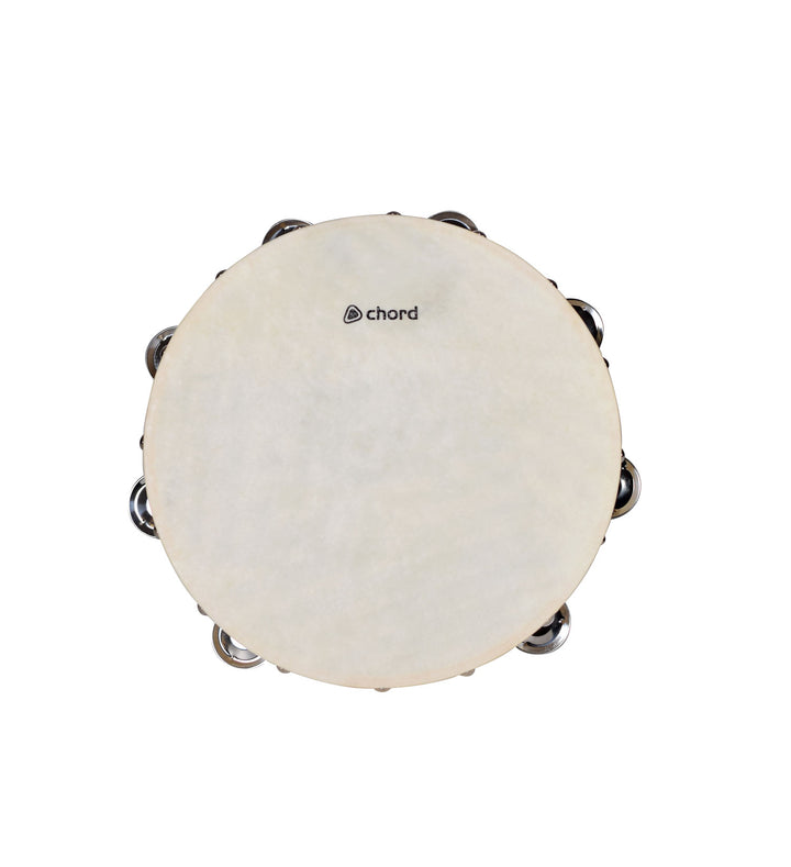 Chord wood shell tambourine