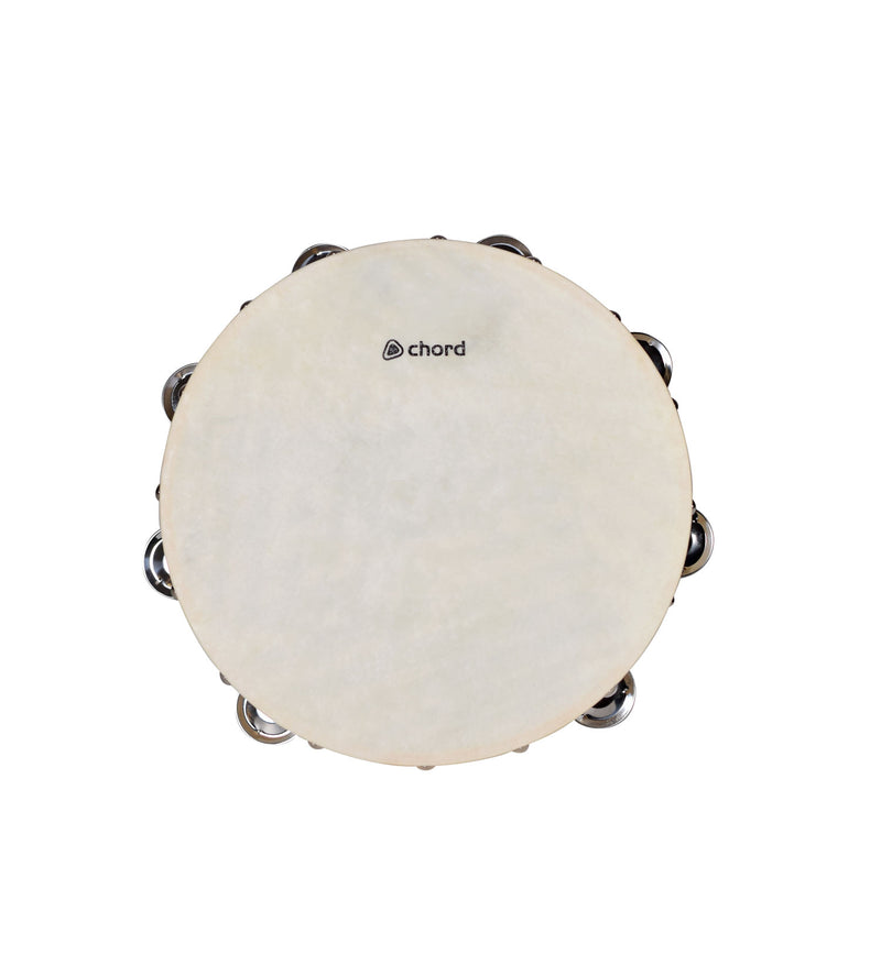 Chord wood shell tambourine