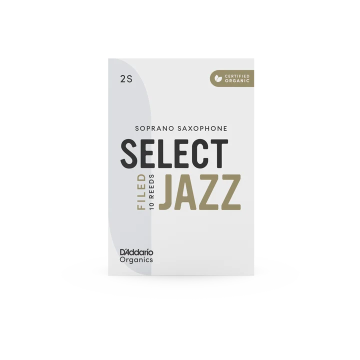D'Addario Select Jazz Bb Sop Sax Reed (10 pack)