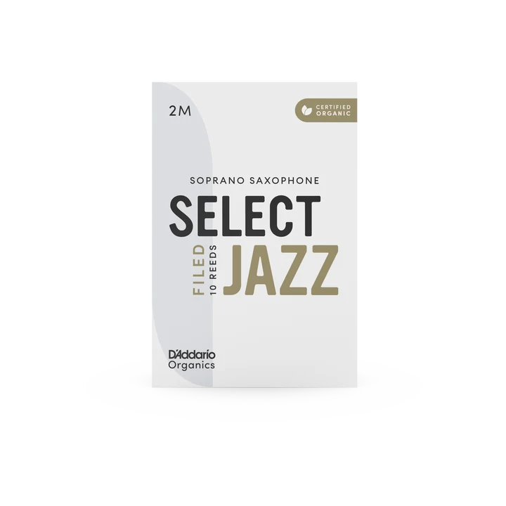 D'Addario Select Jazz Bb Sop Sax Reed (10 pack)