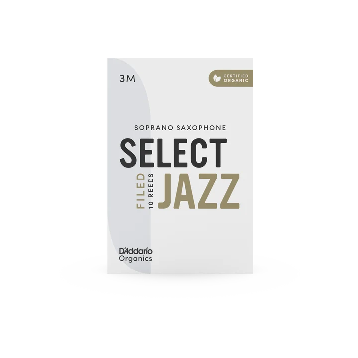 D'Addario Select Jazz Bb Sop Sax Reed (10 pack)