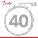 Fender 7250 Nickel Plated Steel Bass Guitar Strings - 40-100