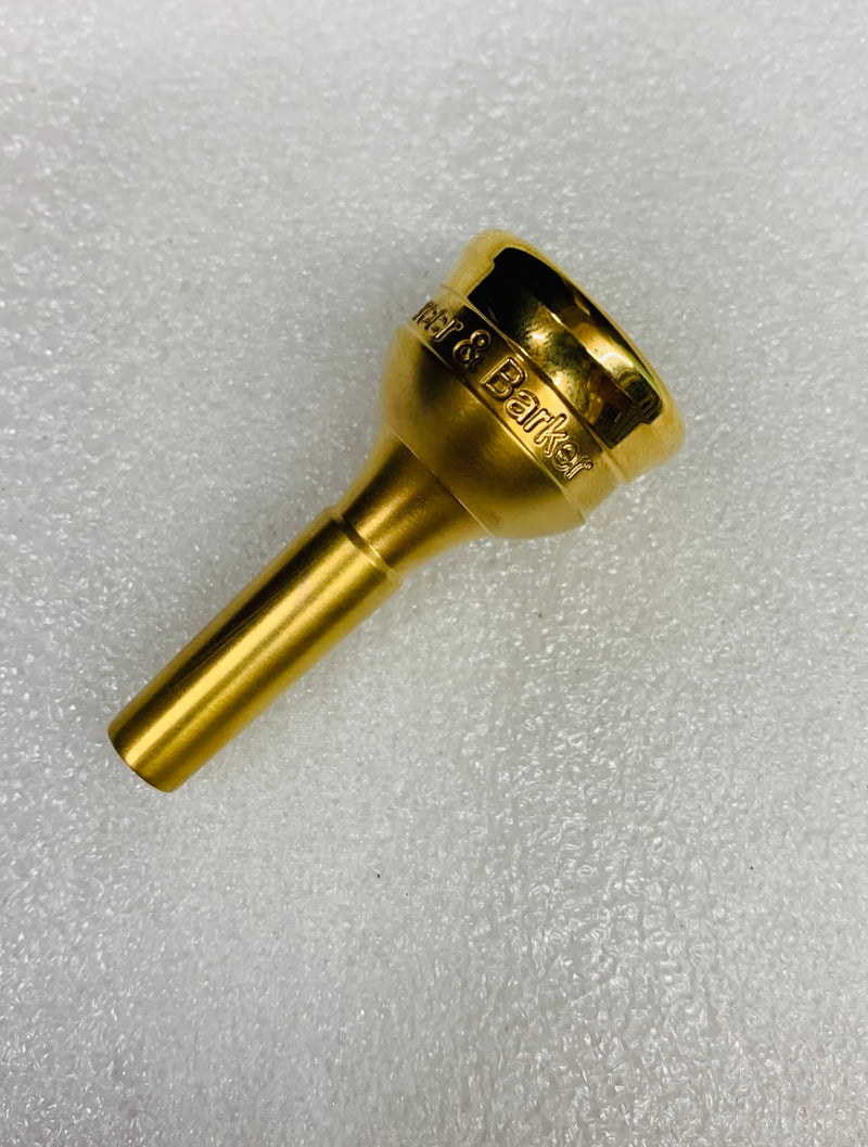 Mercer & Barker Cornet Mouthpiece Gold Satin