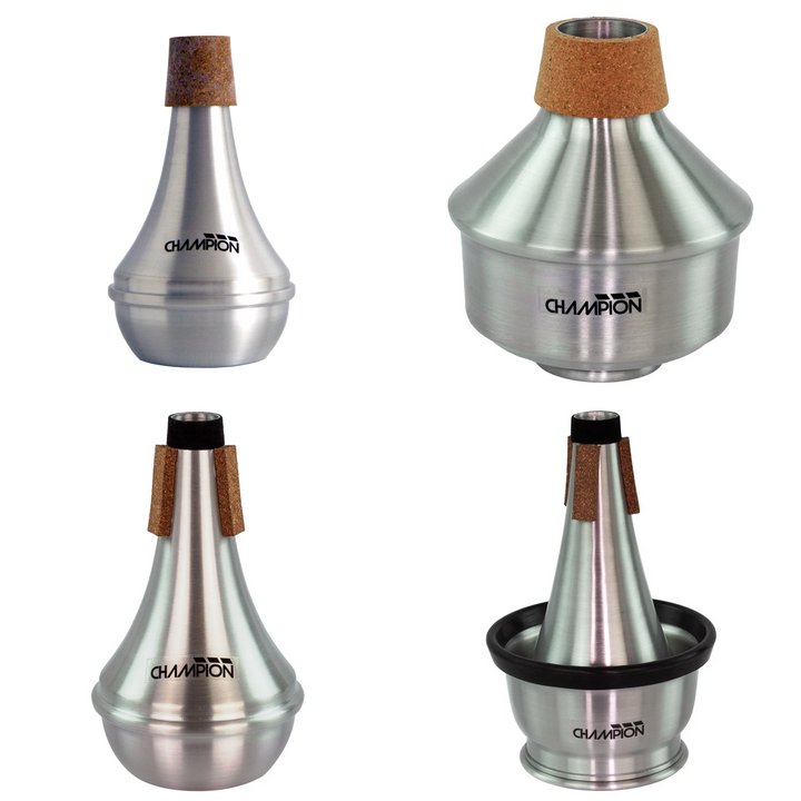 Champion Cornet Mute Bundle | Wah-Wah, Straight, Cup & Practice Mutes