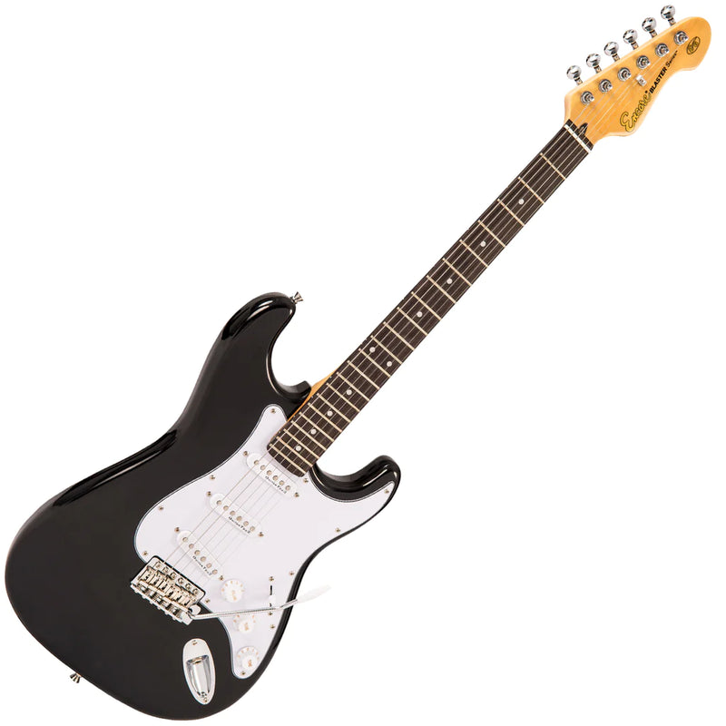 Encore E6 Electric Guitar, Gloss Black