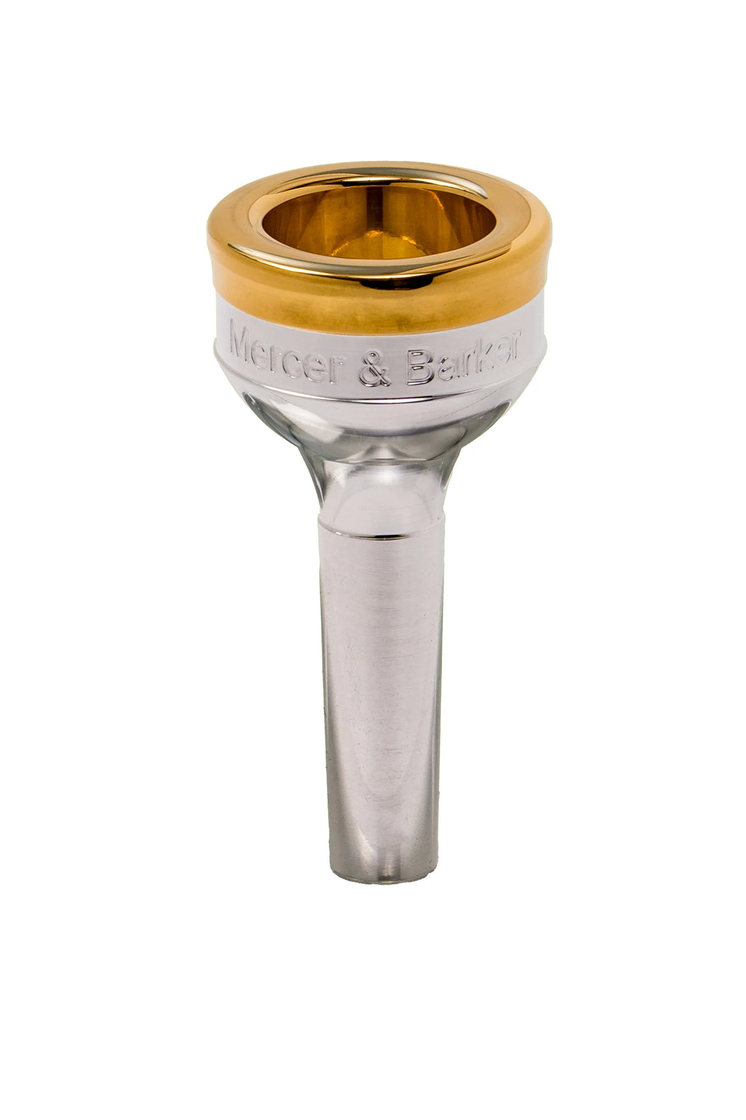 Mercer & Barker Euphonium Mouthpiece BSP Gold Rim