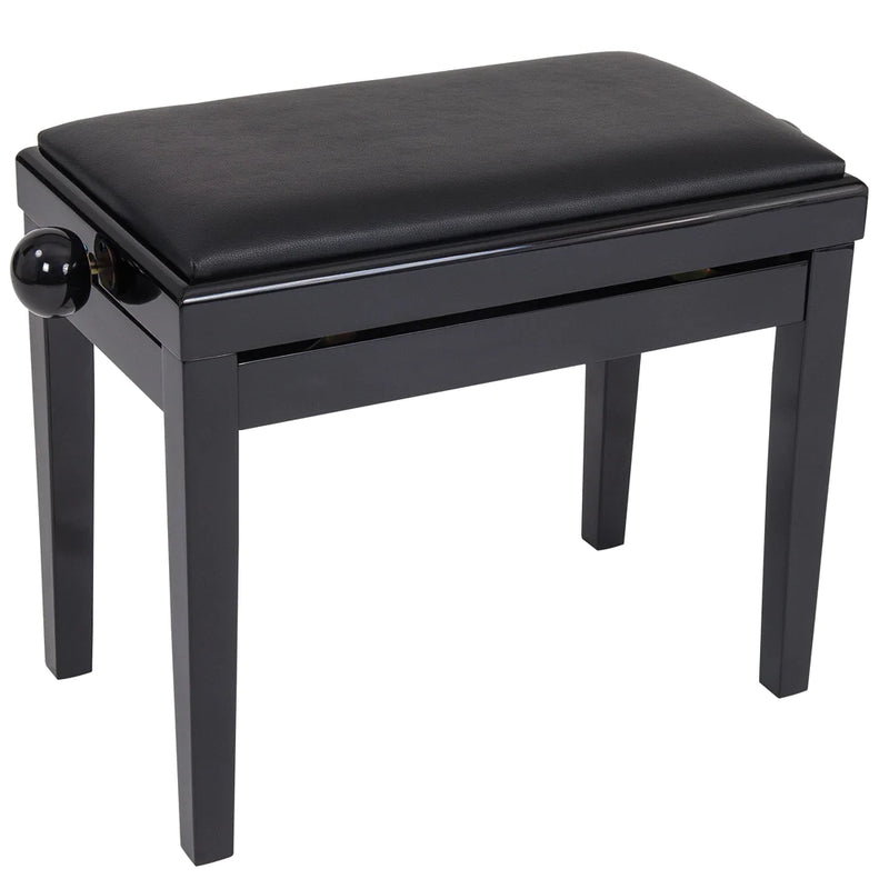 Kinsman Adjustable Piano Bench - Satin Black