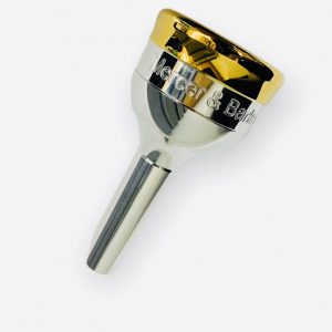 Mercer & Barker Bass Trombone Mouthpiece Gold Rim