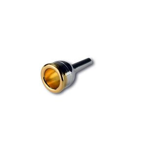 Mercer & Barker Tuba Mouthpiece Gold Rim