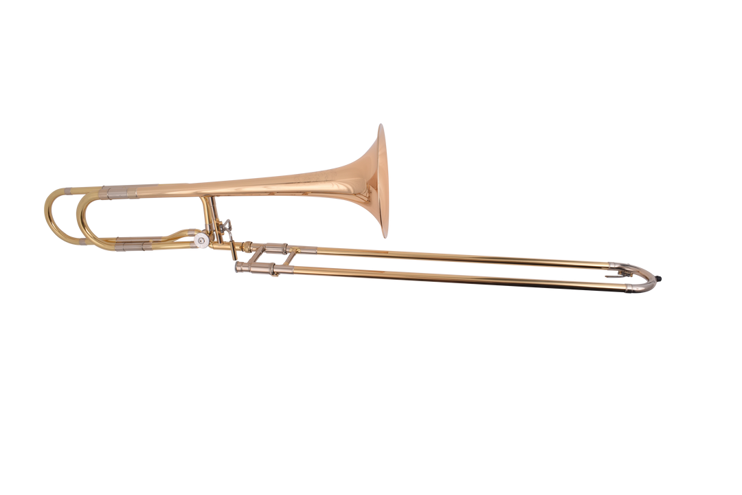 The Oldroyd Opus7 Bb/F -Large Bore Trombone -  Rose Brass Bell