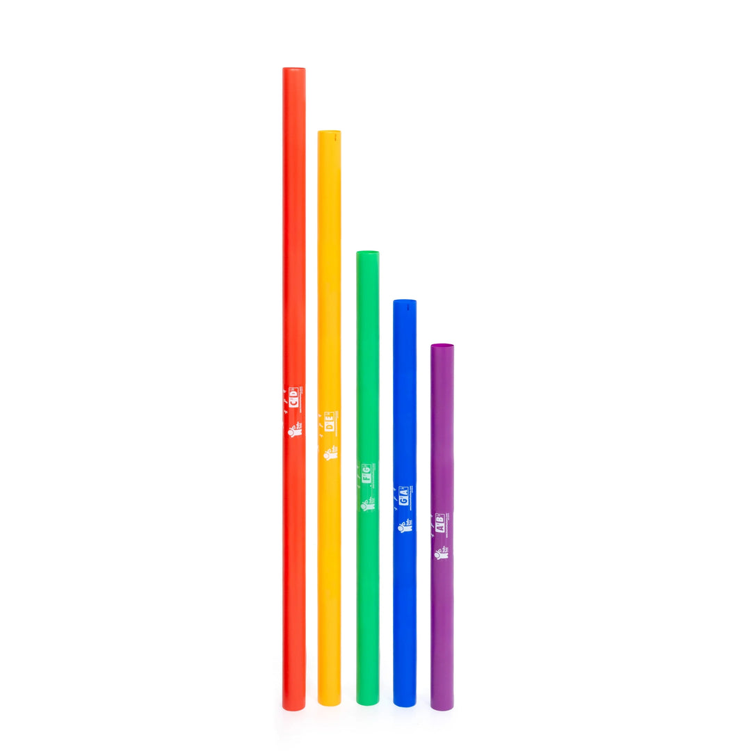 Boomwhackers 5-note bass chromatic sharps & flats set (BOOM-BWKG)