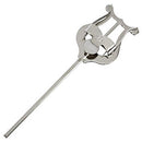 Short Straight Lyre 6" - Nickel