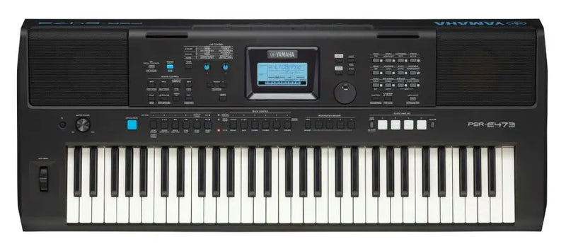 Yamaha PSR-E473 portable keyboard with adaptor, 61 touch response keys