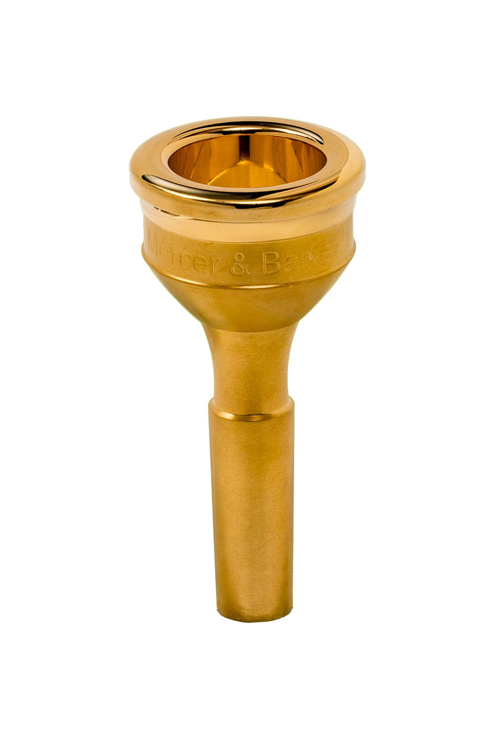 Mercer & Barker Trombone Mouthpiece Gold Satin