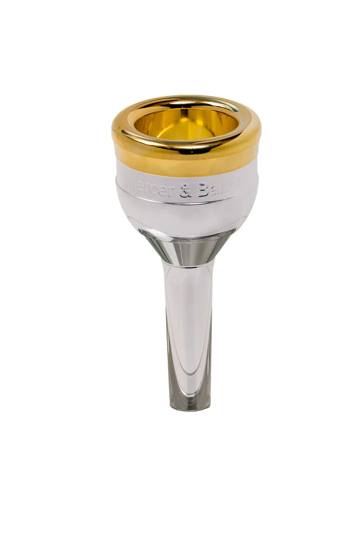 Mercer & Barker Tuba Mouthpiece Gold Rim and Band