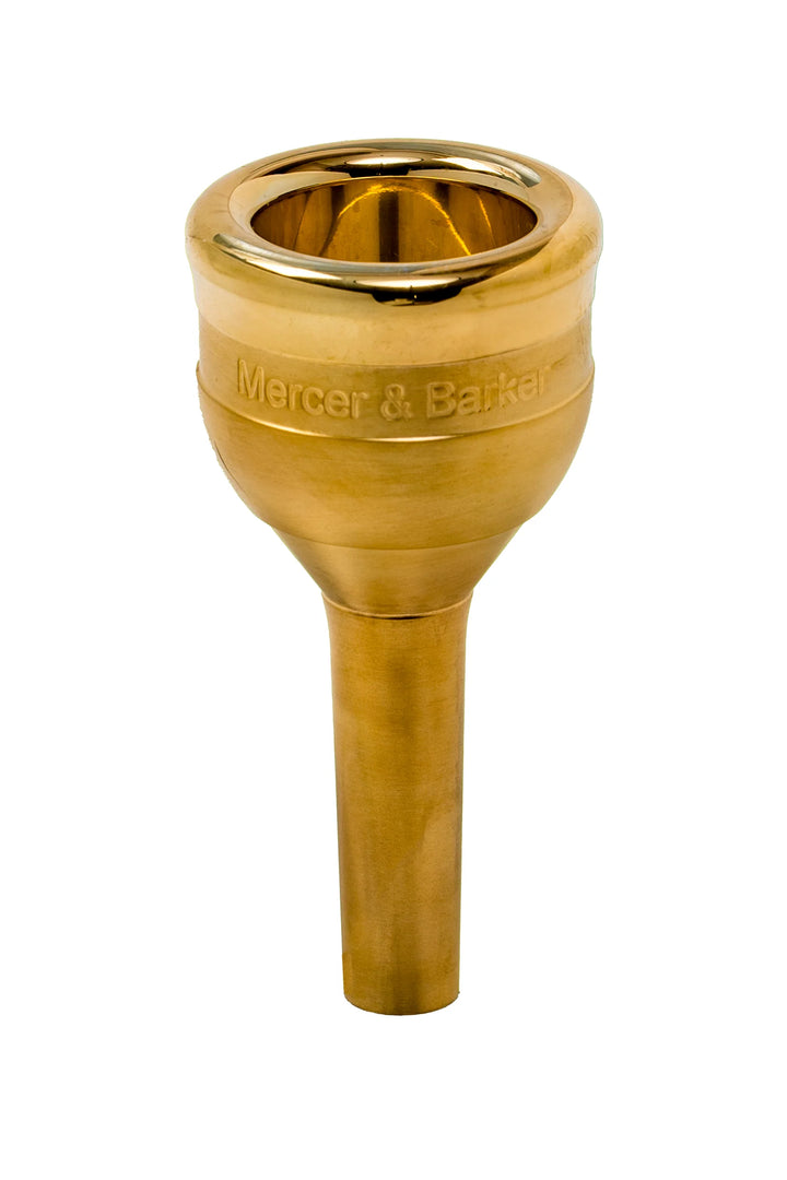 Mercer & Barker Tuba Mouthpiece Gold Satin