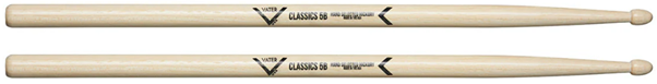 Vater Classics Wood or Nylon Tip Drum Sticks (Pair)