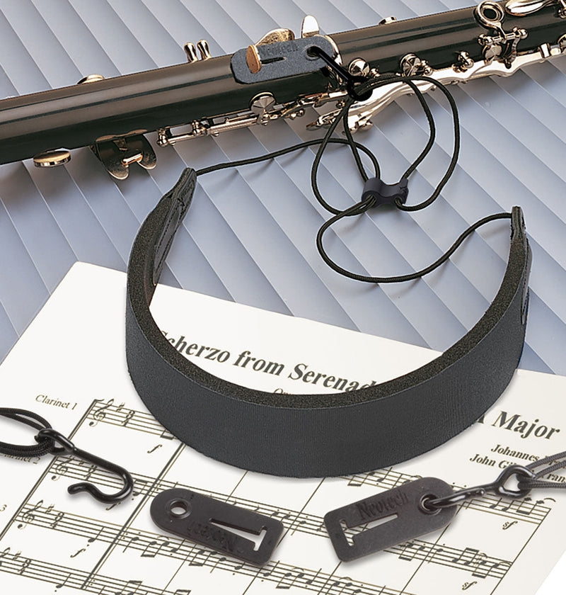 Neotech C.E.O. Comfort Clarinet Strap - Black, Junior size