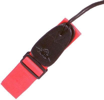 Guitar Strap 50mm Nylon Plain Red