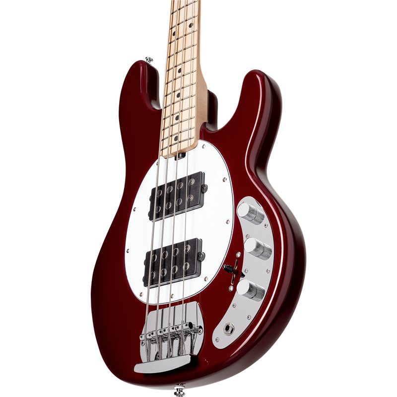 Sterling by Music Man Sub RAY4 HH Bass Guitar - Candy Apple Red