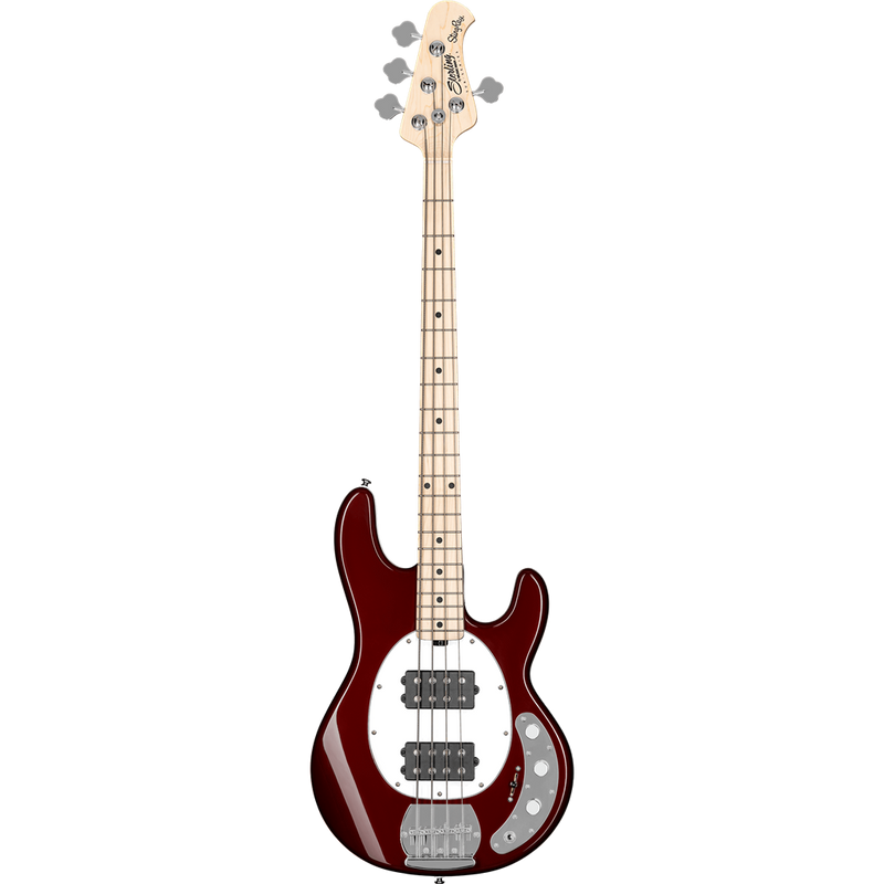 Sterling by Music Man Sub RAY4 HH Bass Guitar - Candy Apple Red