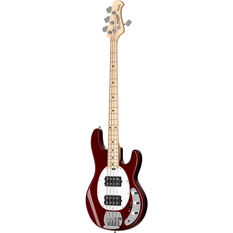 Sterling by Music Man Sub RAY4 HH Bass Guitar - Candy Apple Red