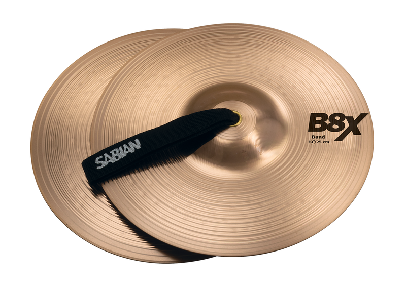 Sabian B8X 10" Band Cymbals Pair - Bronze