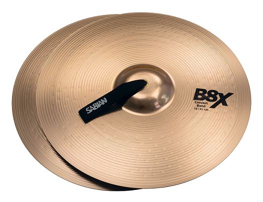 Sabian B8X Band/Orchestral Cymbals Pair - Bronze