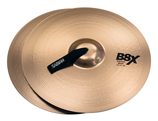 Sabian B8X 16" Band/Orchestral Cymbals Pair - Bronze