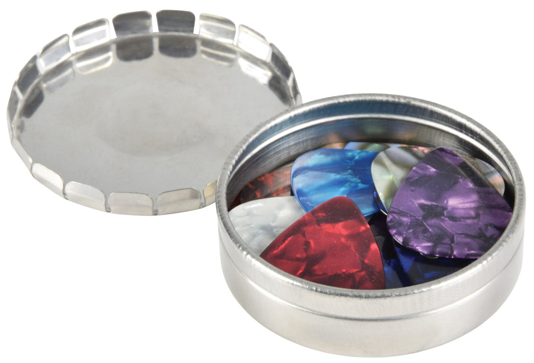 20 Chord Assorted Plectrums in a Tin
