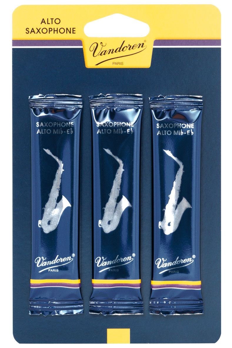 Vandoren Reeds Alto Sax 2 Traditional (3 Pack)