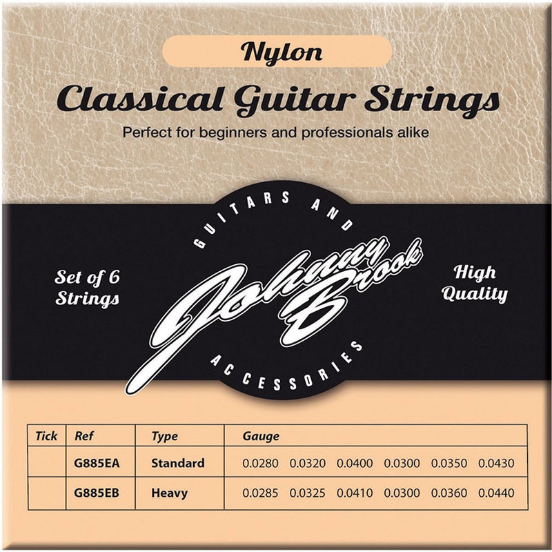 JOHNNY BROOK Nylon Classical Guitar Strings - Standard