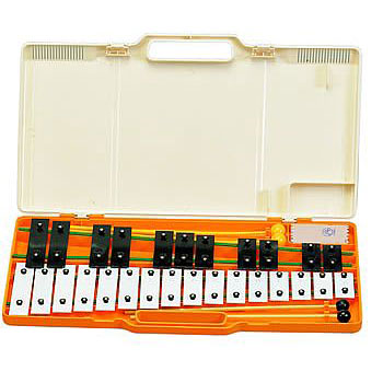 ‘Angel’ AX27K 27 Note Glockenspiel White & Black Notebars