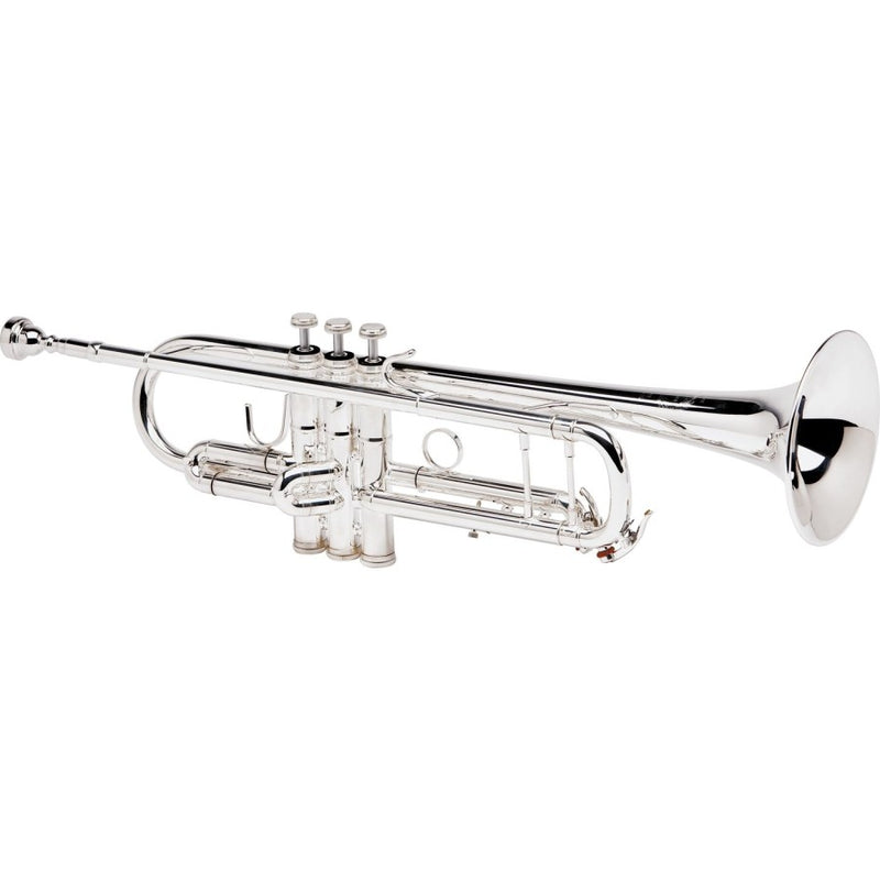 B&S 3137 Challenger II Bb Trumpet - Silver Plate