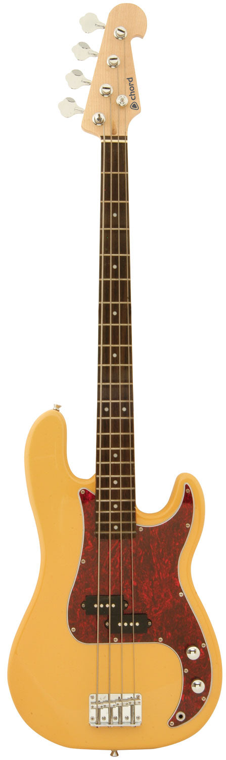 Chord CAB41 Bass Guitar, Butterscotch